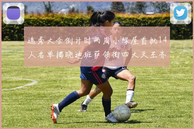 选秀大会倒计时两周小绿屋首批14人名单揭晓迪班萨领衔四大天王齐聚